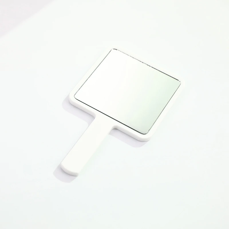 1Pc New Handheld Square Vanity Mirror - Enhanced Makeup Accessory