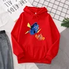 Finding Nemo Women's Fashion Trendy Hoodie Cartoon Cute Fish Hoodie Casual Round Neck Sweatshirt Winter Women's 90's Tops 1
