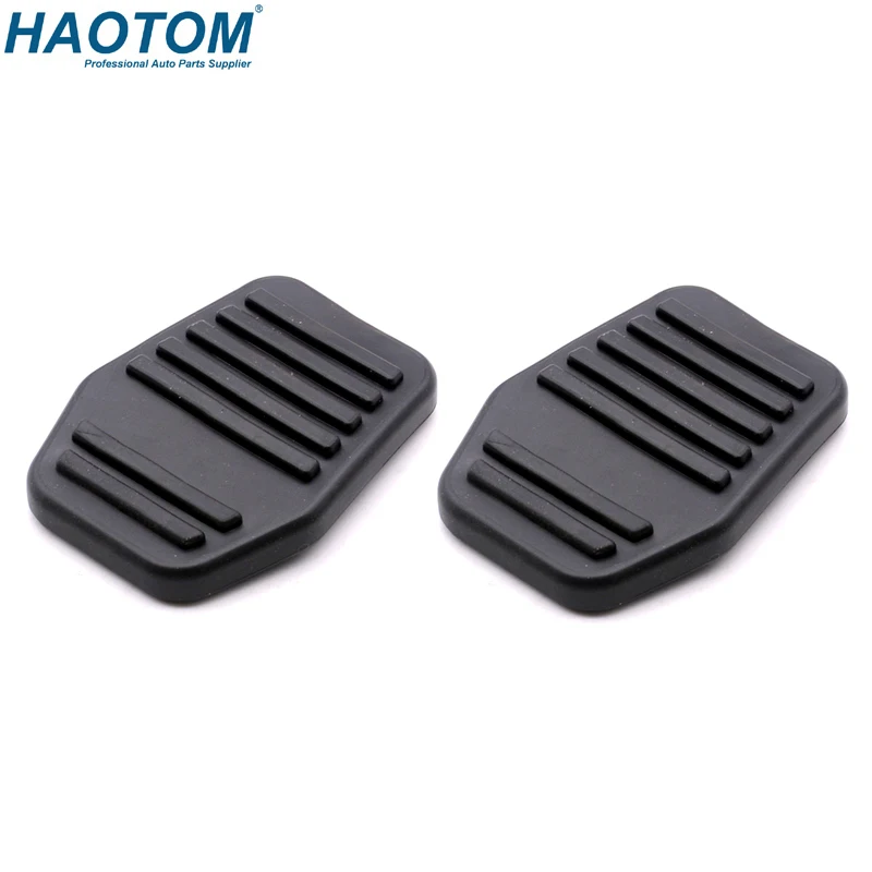1 Pair Brake Clutch Pedal Pad Rubber Cover For Ford Transit Mk6 Mk7