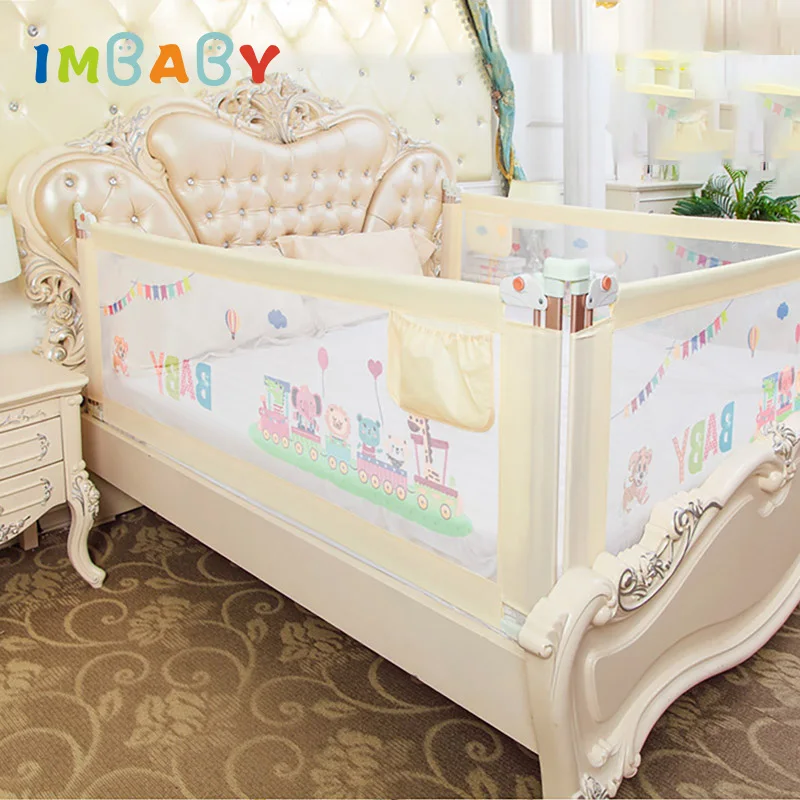 IMBABY Baby Barrier Safty Playpen Baby Bed Fence Barrier Bed Fence Child For Beds Crib Rails Safety Gate