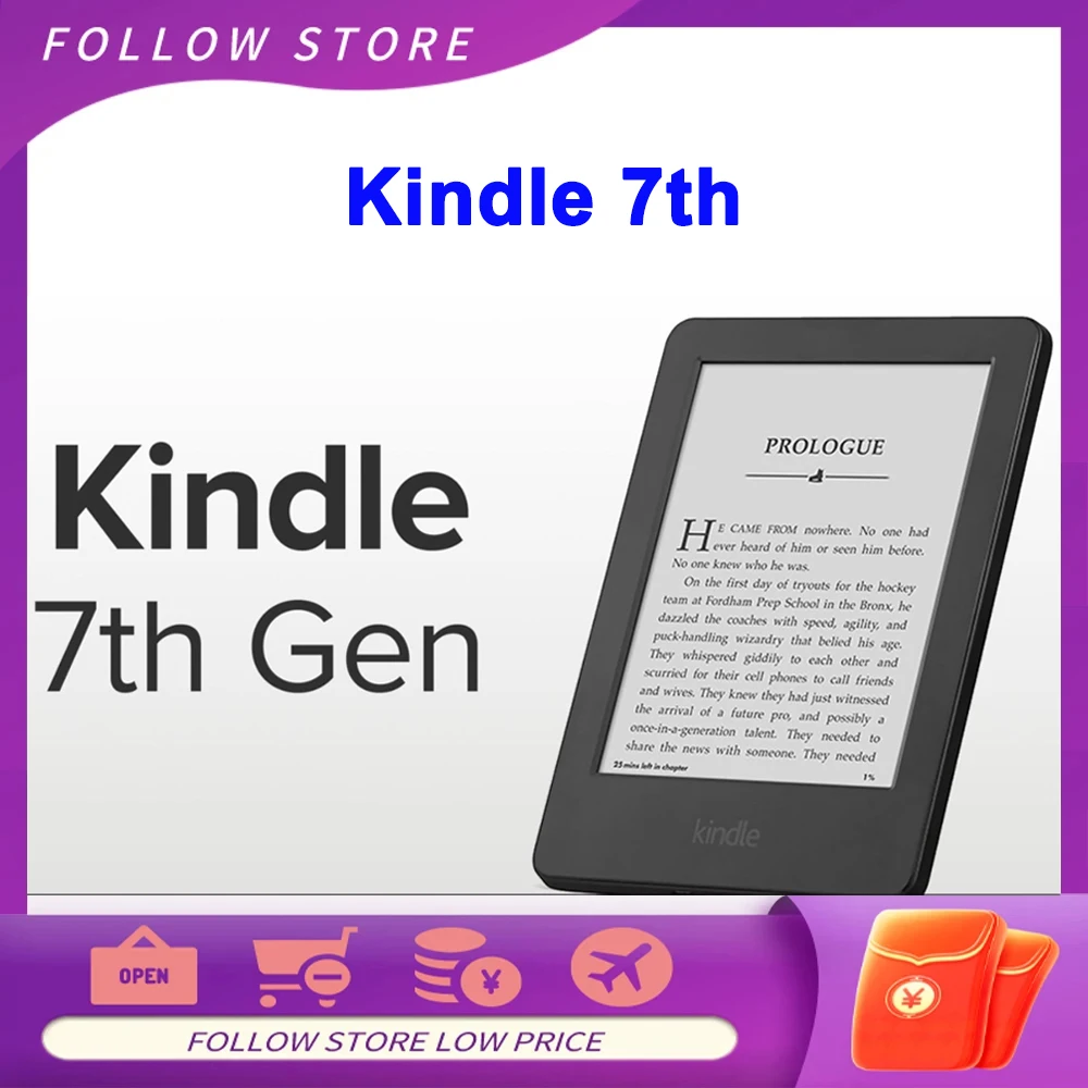 EreaderKindle7thGeneration4GBKindle7thEBookReader6Eink