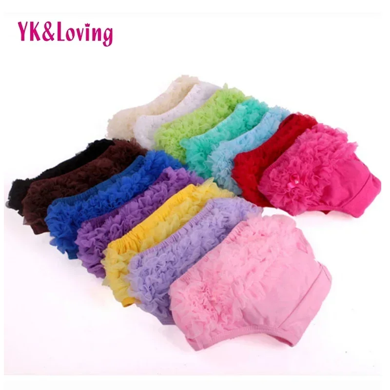 Baby Cotton Bloomers Infant Baby Cotton Cute Bloomers Ruffled Panties Baby Girls 15 Colors Diaper Coves Infant Toddler Tutu Short