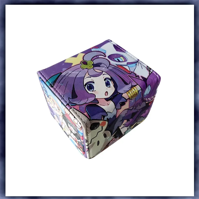 

Pokemon Card Box Acerola PU PTCG Card Partition WS Yugioh 10*9*8cm