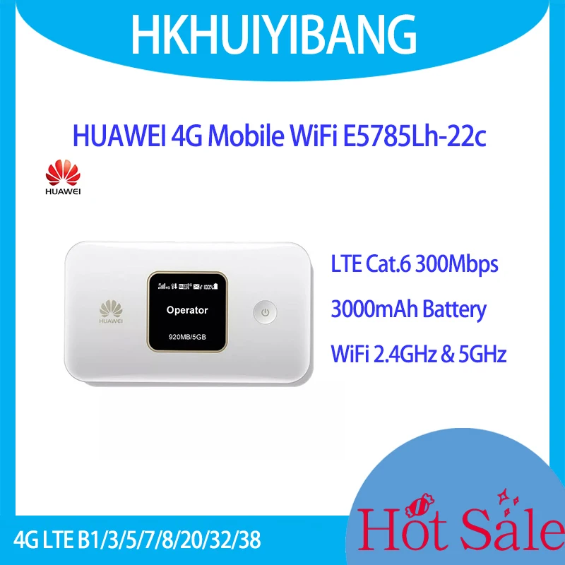 Unlocked Huawei 4G LTE Cat6 WiFi Router E5785Lh 22c Dual Band Pocket ...