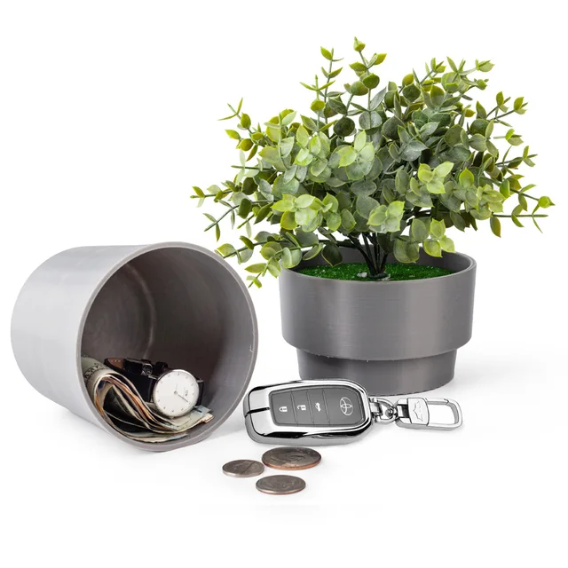 Hidden Safe Plastic Flower Pot Money Storage Box Surprise Separable Security Container Stash Safe Box Stash Jars Piggy Bank 1