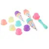 1 Set Plastic Colorful Sweet Ice Cream Cakes Play Toys for Children Pretend Play Food 6