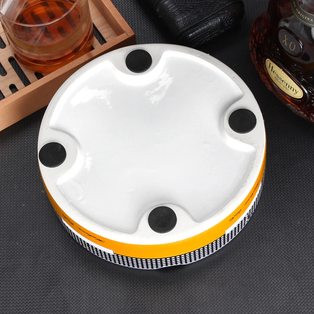 Portable Cigar Ashtray Home Ceramic Ashtray Luxury Tobacco 4 Rest Holder Cigar Ash Tray portable ashtray ceramic ashtray
