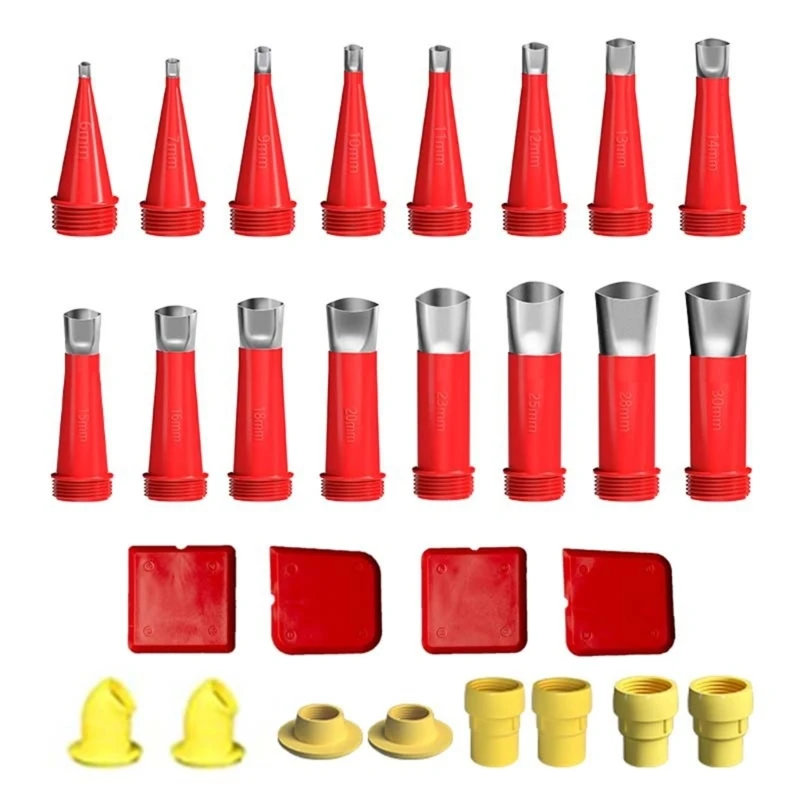 

Durable Caulking Extender Caulk Nozzle Tip Tool Caulk Nozzle Finisher Kit