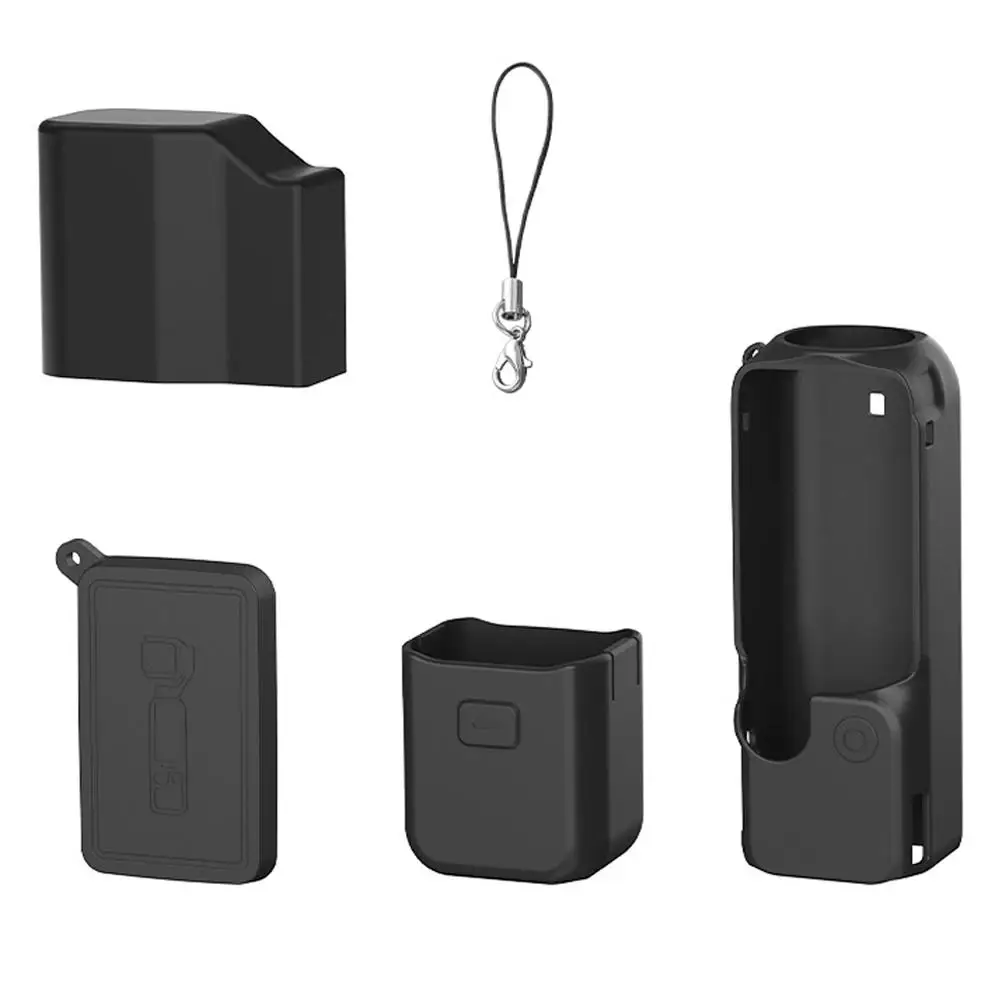 Silicone Protective Kit with Anti-Lost Lanyard for Portable Camera Device