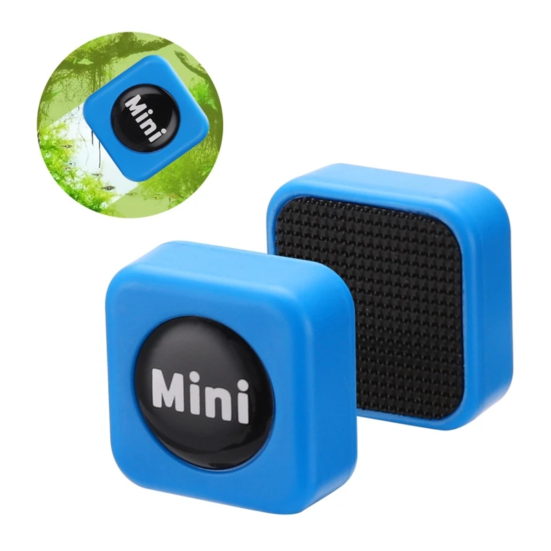 95AA Aquarium Glass Cleaner Strong Magnetic Algaes Magnet Cleaning Tool Scraper Mini Floating Brush for Small Fish Tank