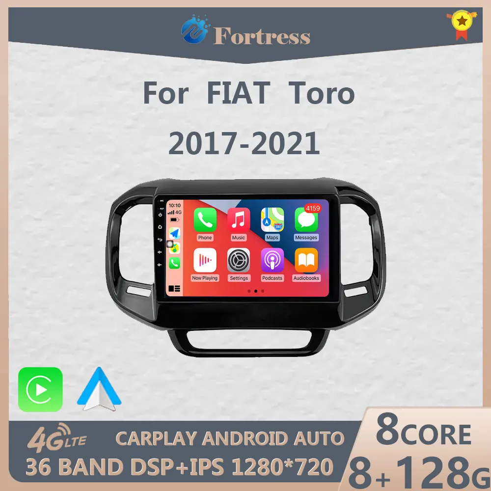 Wireless Carplay Per Fiat Toro 2017-2021 Android 13 Autoradio Autoradio Video Multimediale Lettore Dvd Navigazione Gps No 2 Din Dvd