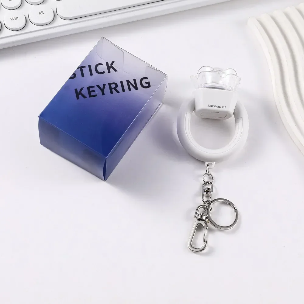 ZEROBASEONE Mini Light Stick Keyring ZB1 Key Chains for ZE_ROSE Gift