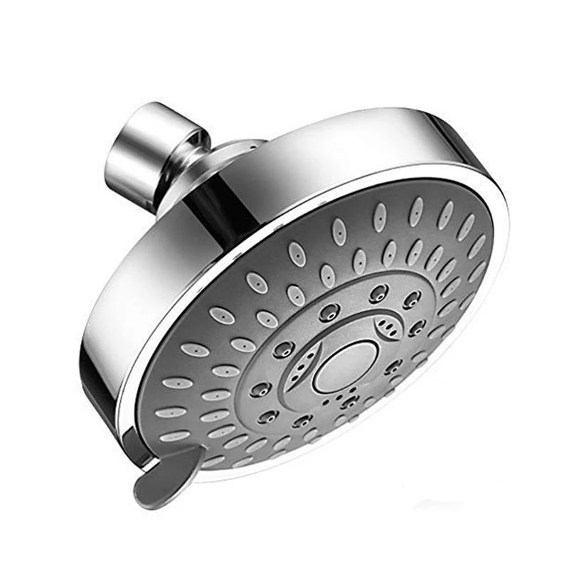 

3X Shower Head, High Pressure 5 Settings Showerhead With Adjustable Swivel Ball Joint