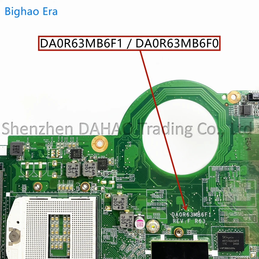 Motehrboard Da0r63mb6f0 Da0r63mb6f1 para para hp 14-e 15-e 17-e Laptop com Hm86 Hd8670m 2gb-gpu 713256001 713255-001 713256501 - Imagem 3