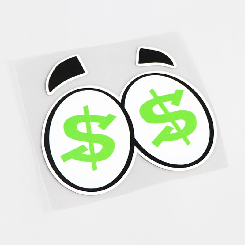 

Amusing Money Eye Car Sticker Decal Decoration Car-styling PVC 12.5CM*11.8CM