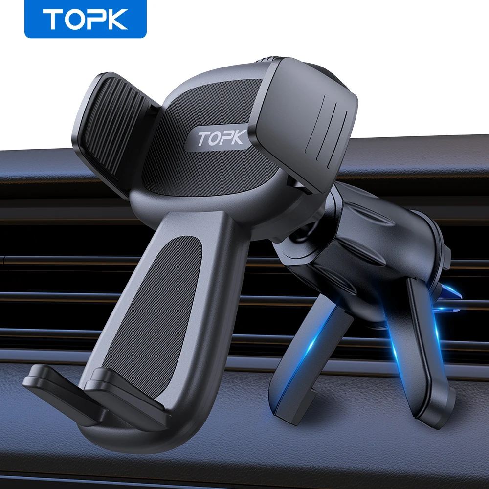 Car Phone Holder Mount for Vent, Military Sturdy Metal Clip Air Vent Phone Holde