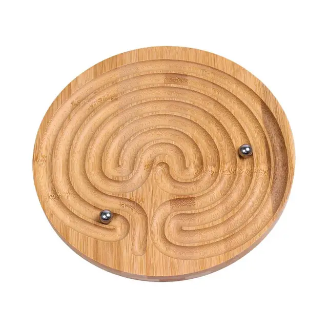 Cartone Labirinto Pallina Labirinto Con Pallina Labirinto Doppio