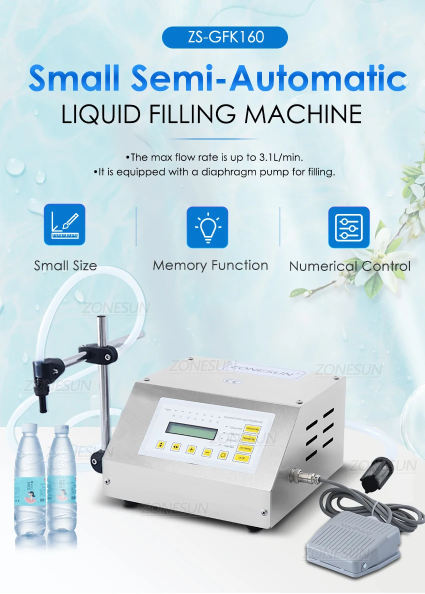 zonesun GFK160 water filling machine