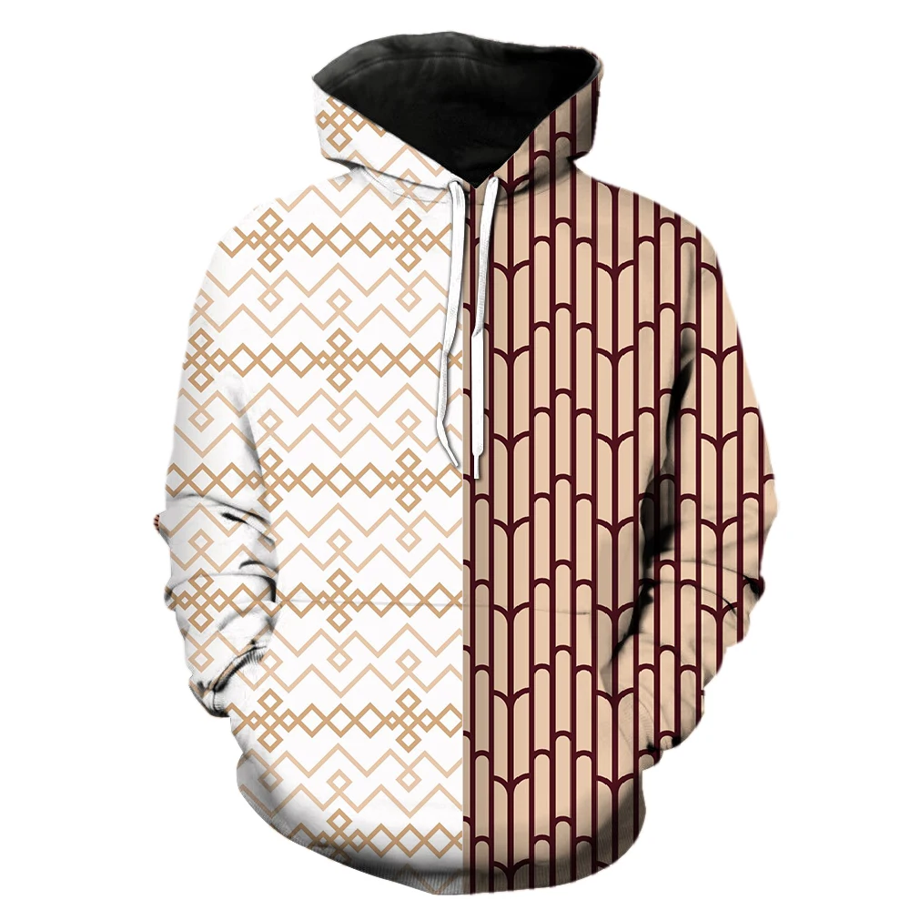 

Худи мужское с абстрактным рисунком, повседневная куртка с капюшоном, пуловер с 3D принтом, модный топ оверсайз в стиле унисекс, с длинным рукавом, крутой и забавный