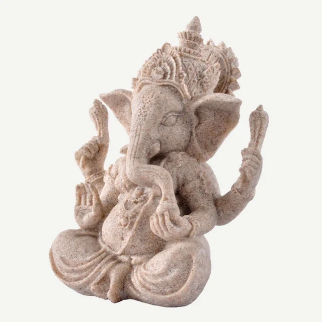 Statue en bronze du Seigneur Ganesha, ornements de bouddha, éléphant, sculpture du dieu hindou, figurAuckland, décoration de la maison et du bureau, intensifications de bouddha 6