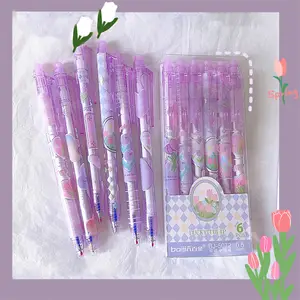 Little B House Erasable Ballpen Pen Gifts for Kids Pens for School Writing  Stationery卡通可擦中性笔 Gel Pen - BT343