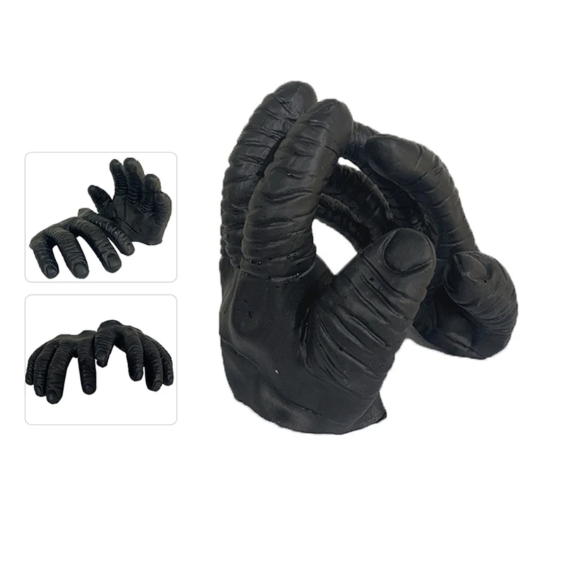 Halloween Cosplay Chimpanzee Gloves Full Finger Mitten  Carnivals Outdoor Gloves Latex Gloves for Boys Girls