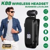 K88 Lavalier Business Bluetooth 5.4 Headphone Talk/Music Time 20 Hours,LED Digital Display,Noice Cancelling Wireless Earphones 1