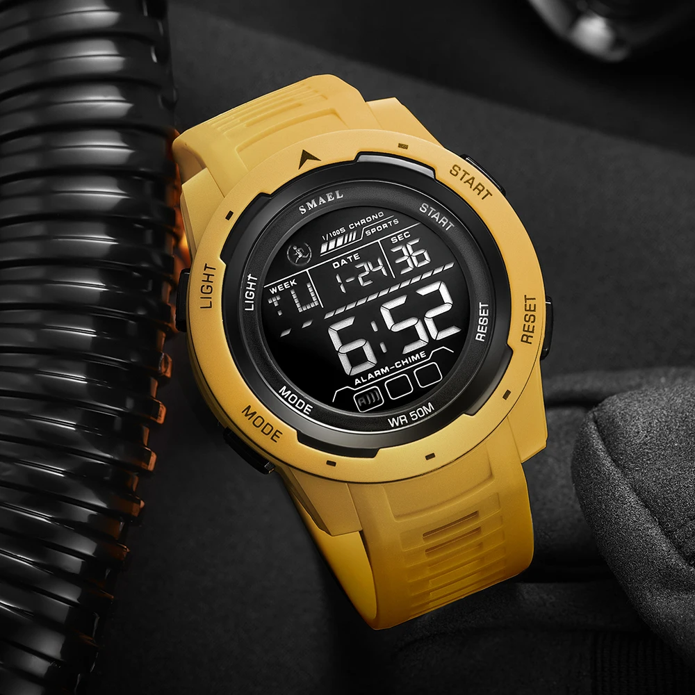 Military Watch Men Sports Watches Digital LED 50M Wateproof 8105C S Shock Resistant Military Watches Amry Men's Wristwatches sports watches
