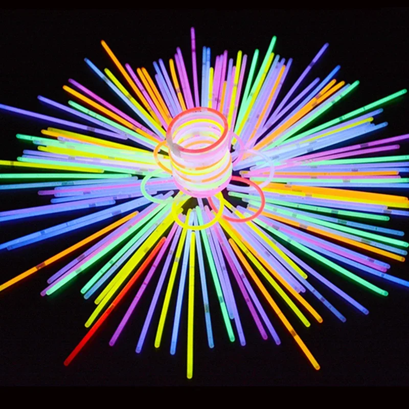 Fluorescent Light Stick Children's Non-toxic Luminous Toy Luminous Stick Bracelet Light Stick Outdoor Super Bright