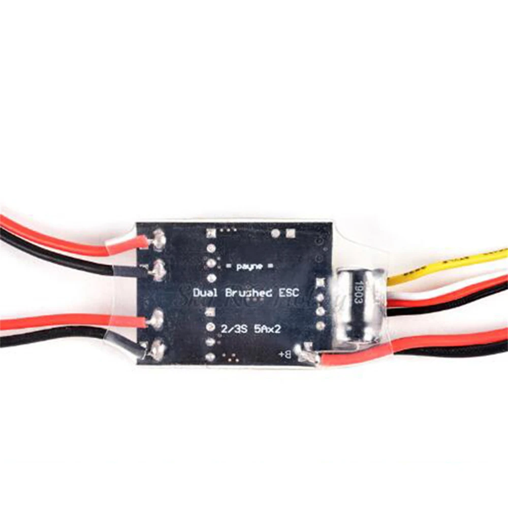 

Dual Way Bidirectional Brushed Esc 2S/3S Lipo 5A Esc Speed Control For RC Model Car Boat Tank Receiver/Servo Accessories