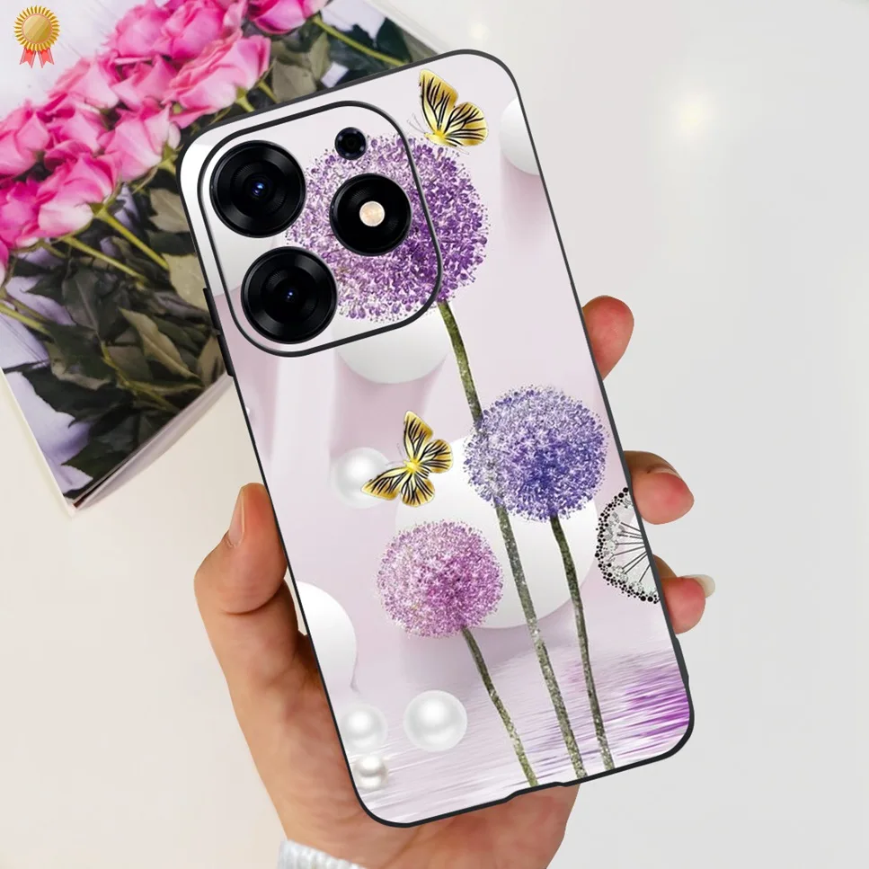 Clear Cartoon TPU Silicone Shockproof Back Cover