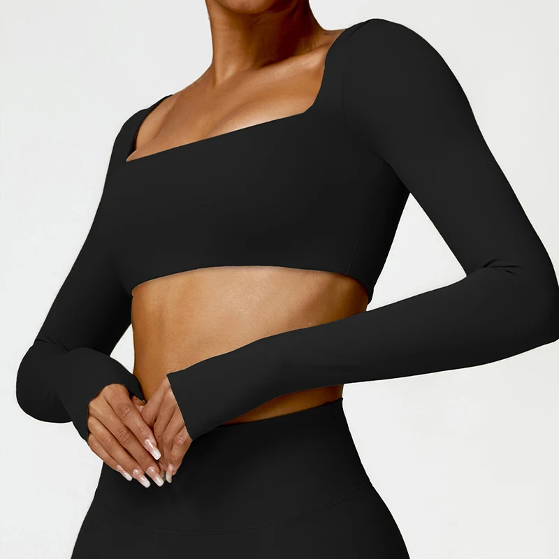Sports Long-sleeved Women Outdoor Running Gym Fitness Wear T-shirt Long-sleeved Yoga Shirt Gym Push Up Workout Single Piece Top yoga top sports t shirt yoga shirt sports shirt