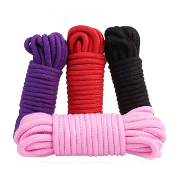 5m/10m/20m Slave BDSM Bondage Rope Cotton Body Harness Binding Ropes Restraint Erotic Roleplay Sex Toys for Couples Adult Games 4
