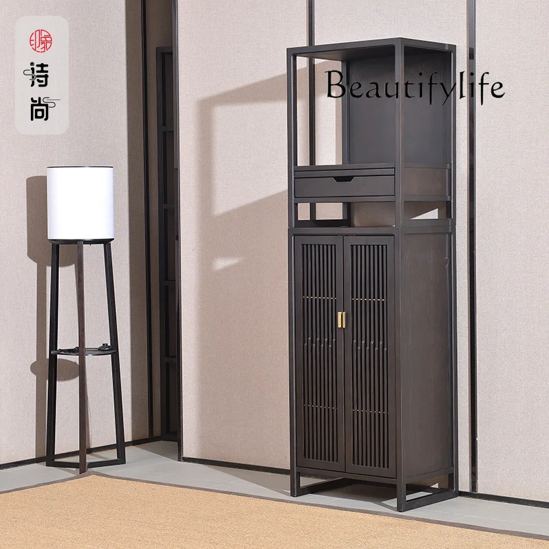 

Solid Wood Modern Minimalist Zen God of Wealth Guanyin Shrine Clothes Closet Worship Table Incense Burner Table Buddha Cabinet