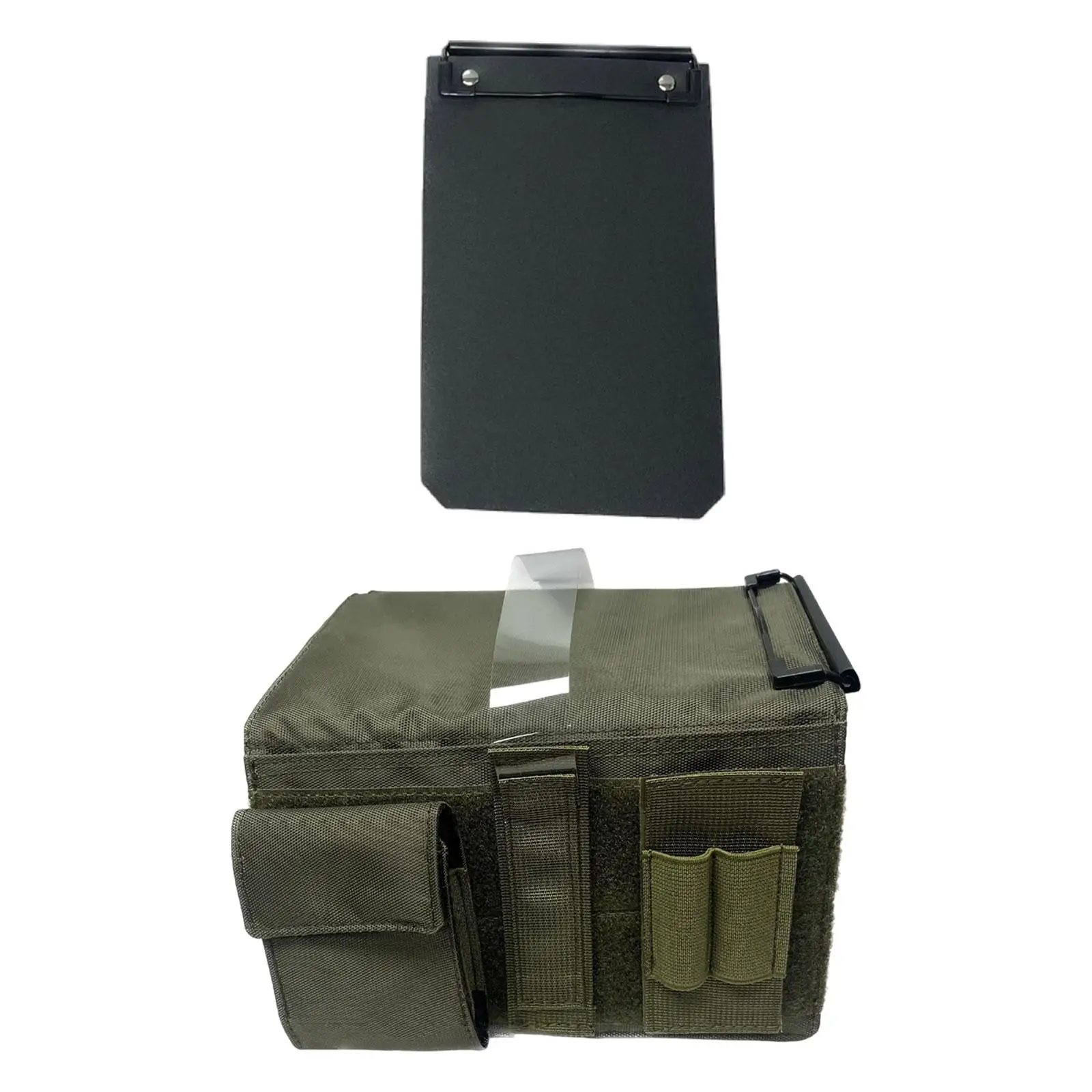 Destination Departure Pilot Kneeboard – Planche D'écriture Pilote En Aluminium – 14 X 20 Cm – Clip En Métal Et Porte-stylo Pratique – Sangle élastique Confortable