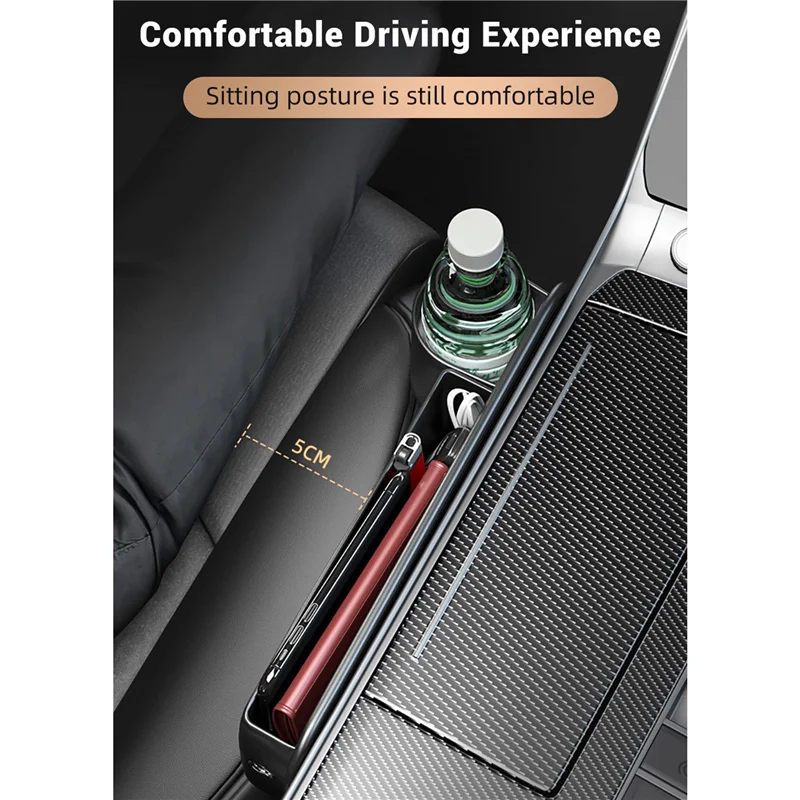 

Сумка для хранения на сиденья из искусственной кожи для правой автомобильной консоли, боковой ящик для хранения на автомобильное сиденье, щелевой наполнитель с держателем для бутылки