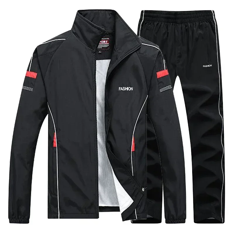 Men's Sportswear Track Suits Spring Autumn Casual Sportsuit Hoodies&Sweatpants 2 Pieces Jacket+pants Sets Tracksuit Men Clothing 5
