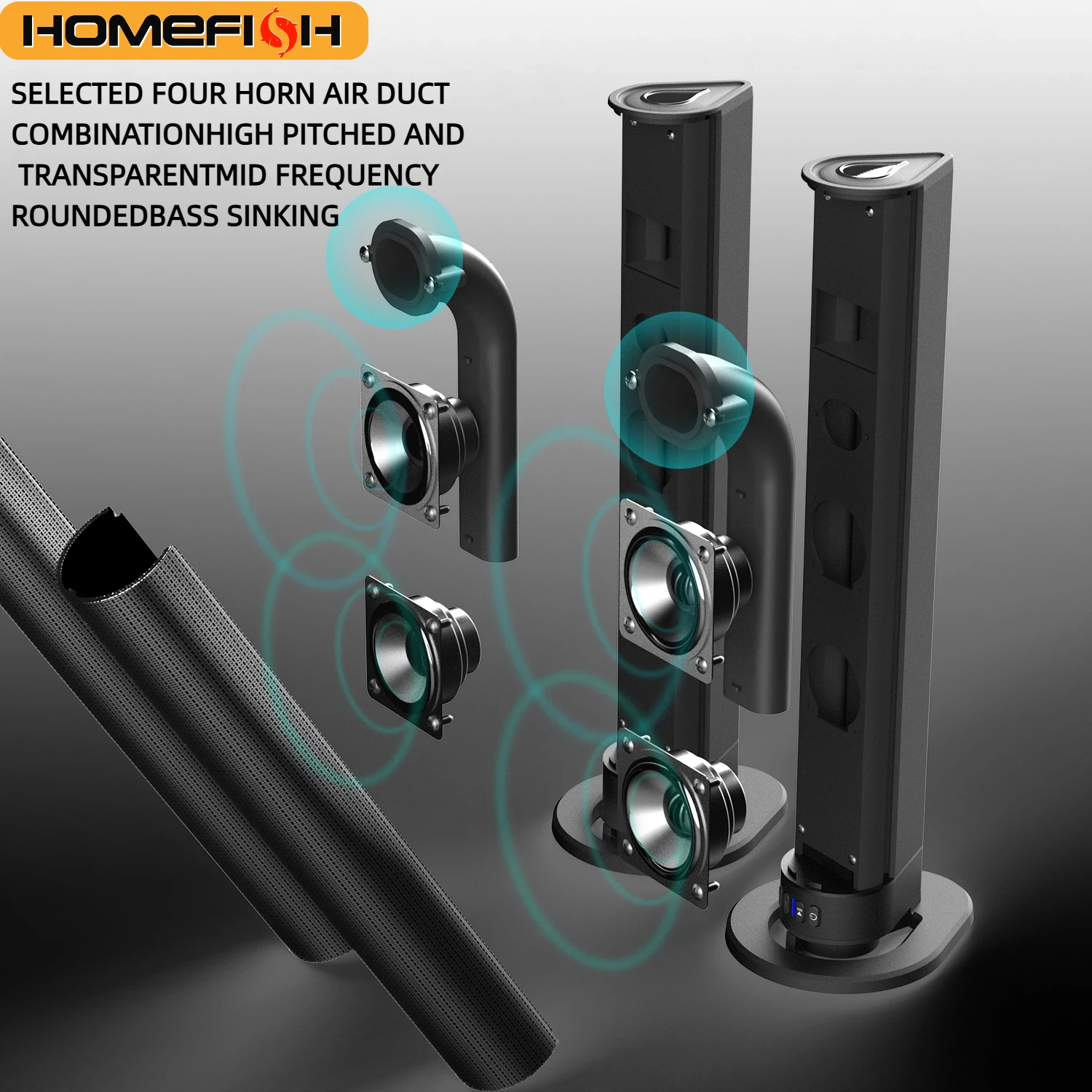 PHONEPACE TV Sound Bars Detachable 2 in 1 Bluetooth 5.3