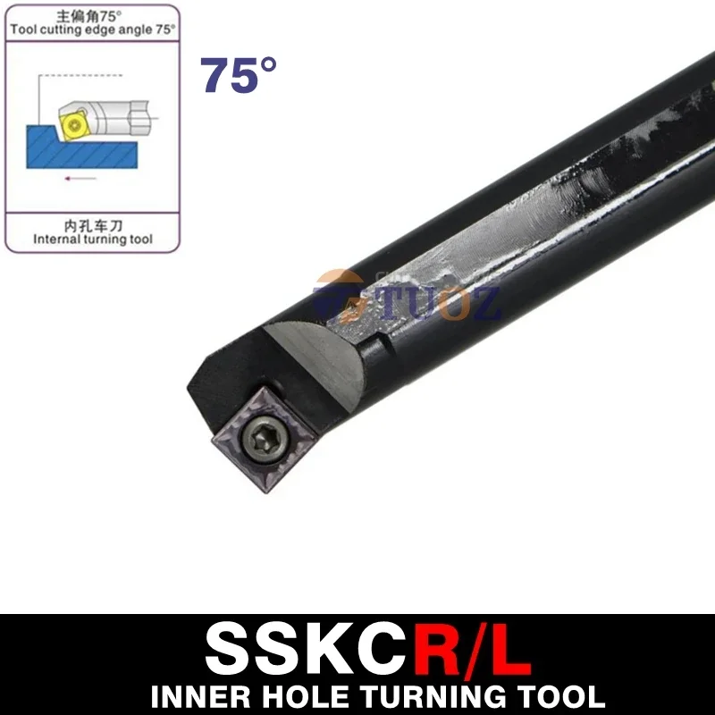 

Задняя панель TUOZ S25S-SSKCR09 S25S SSKCR09 SSKCL09 75 ° SC .. 09T3 .. 25 мм CNC внутренний токарный инструмент токарный станок держатель сверлильного инструмента