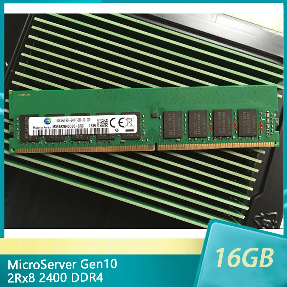 Per Hpe Microserver Gen10 16Gb 16G 2 Rx8 2400 Ddr4 2400T Ecc Udimm Memoria Server Nave Veloce Di Alta Qualità