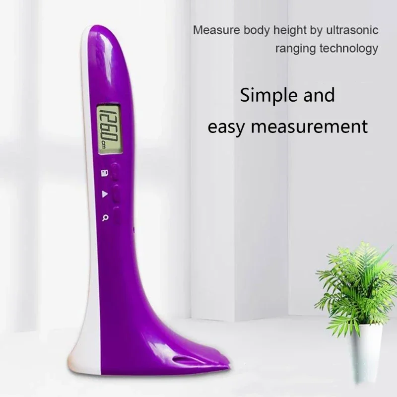 Digital Height Gauge Height Measuring Ruler Growth Chart Ruler for Kids Height Measurement Ultrasonic Stadiometer Measuring Device