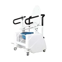 Hot Sale Electric Transfer Lift Commode Wheelchair Transfer Bath Chair With Toilet Multi-purpose Nursing Transit Wheelchair 2