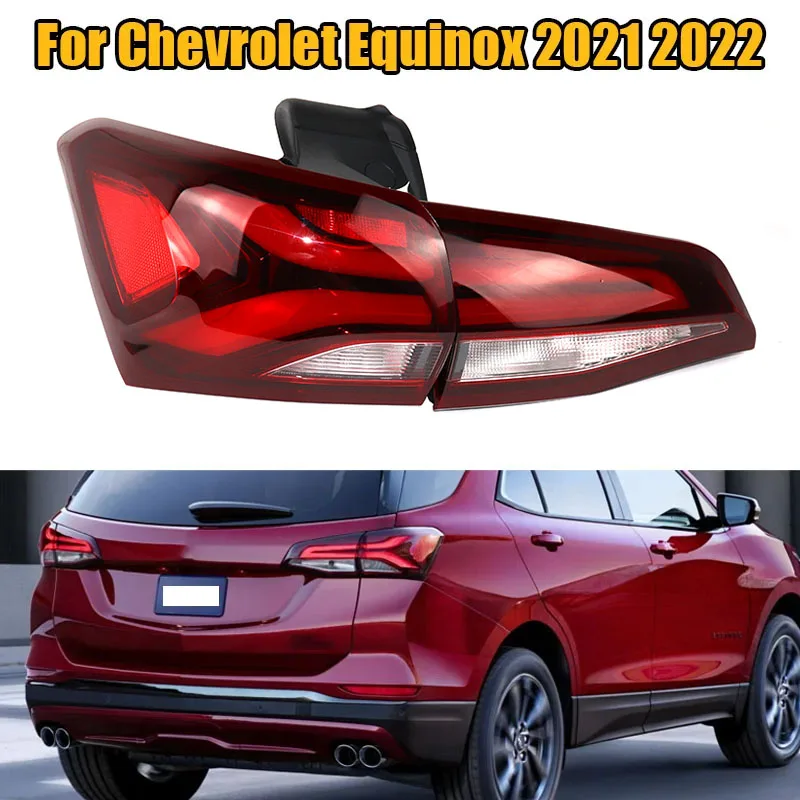 Rear Tail Lights Stop Lamp Warning Brake Light Turning Signal  Taillights For Chevrolet Equinox 2021 2022 Car Accessories