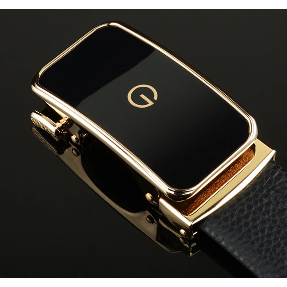 2023 New Hot Selling Men's Belts Customized Automatic Buckle Belt Logo Customized Genuine Leather Cowhide Belt Logo Gift_voghion.com