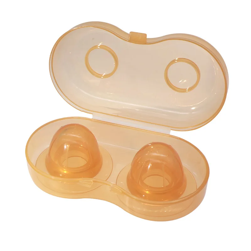 2pcs Silicone Nipple Sucking Corrector Pregnant Women Flat Retraction Puller Breast Shaper Postpartum Chest Physical Corrector