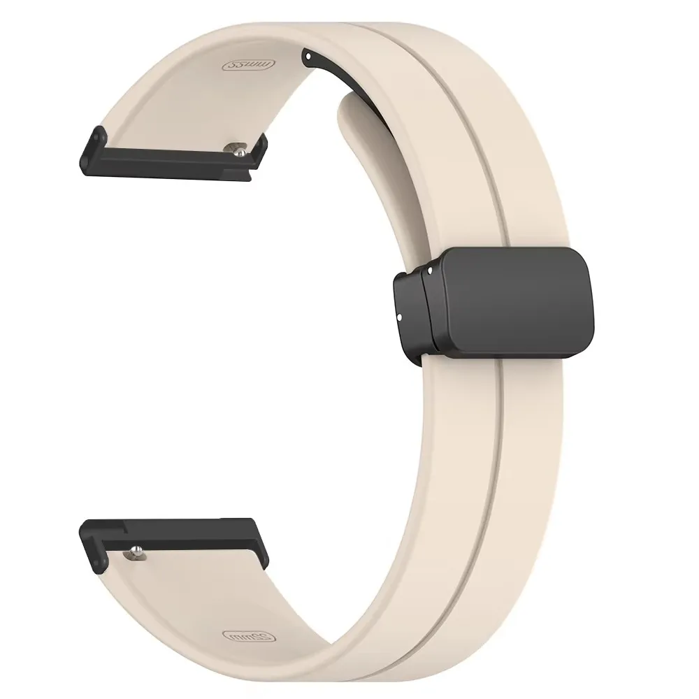 Enhanced Magnetic Buckle 24mm Silicone Watch Strap Band