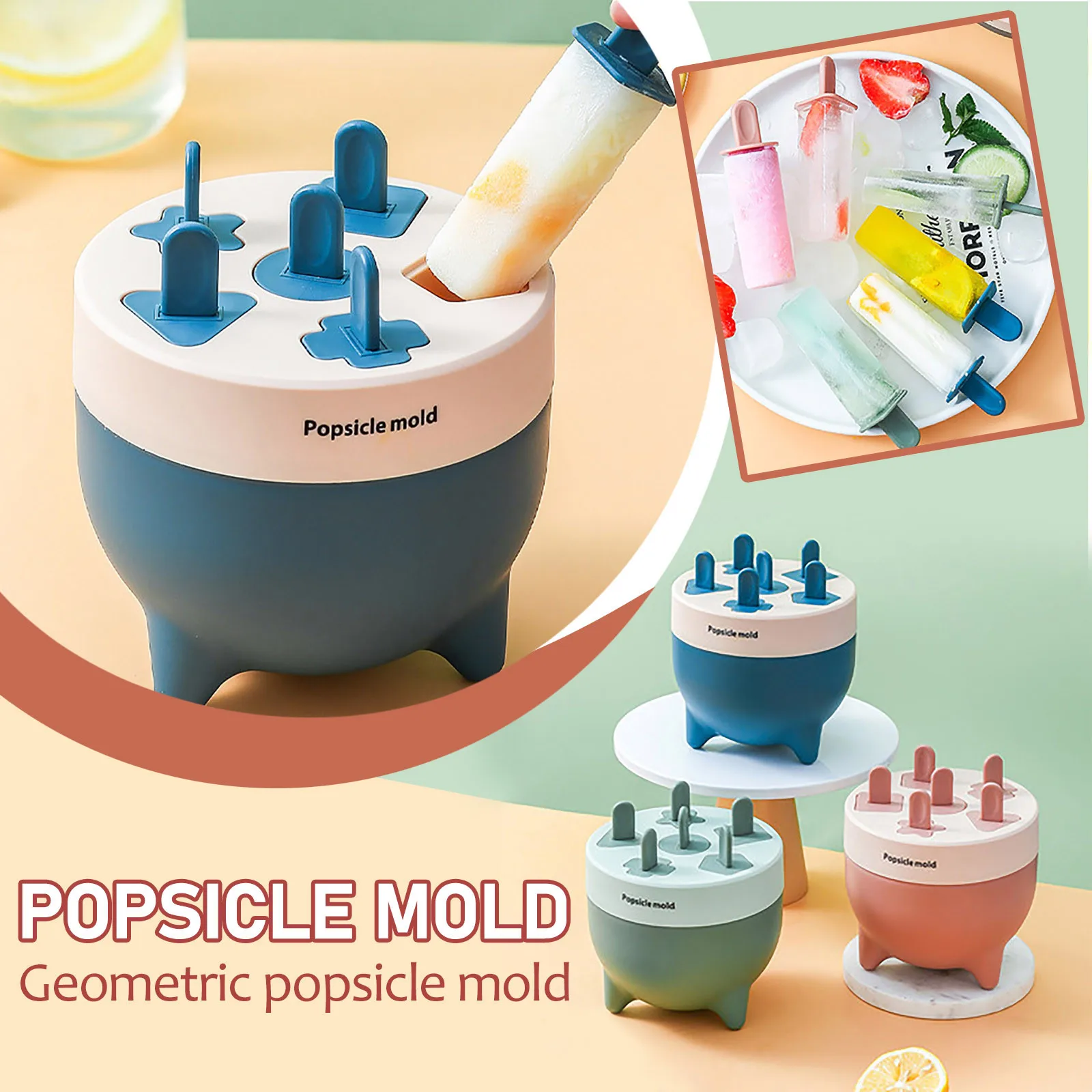 Homemade Children's Ice Cream Easy To Remove Appearance Ice Cream Mold