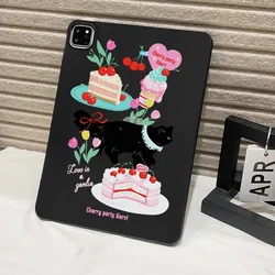 Frosted Tablet Case with Playful Healing Vibe and Lively Girl Aesthetic - Galaxy Tab S10 FE (OO43)
