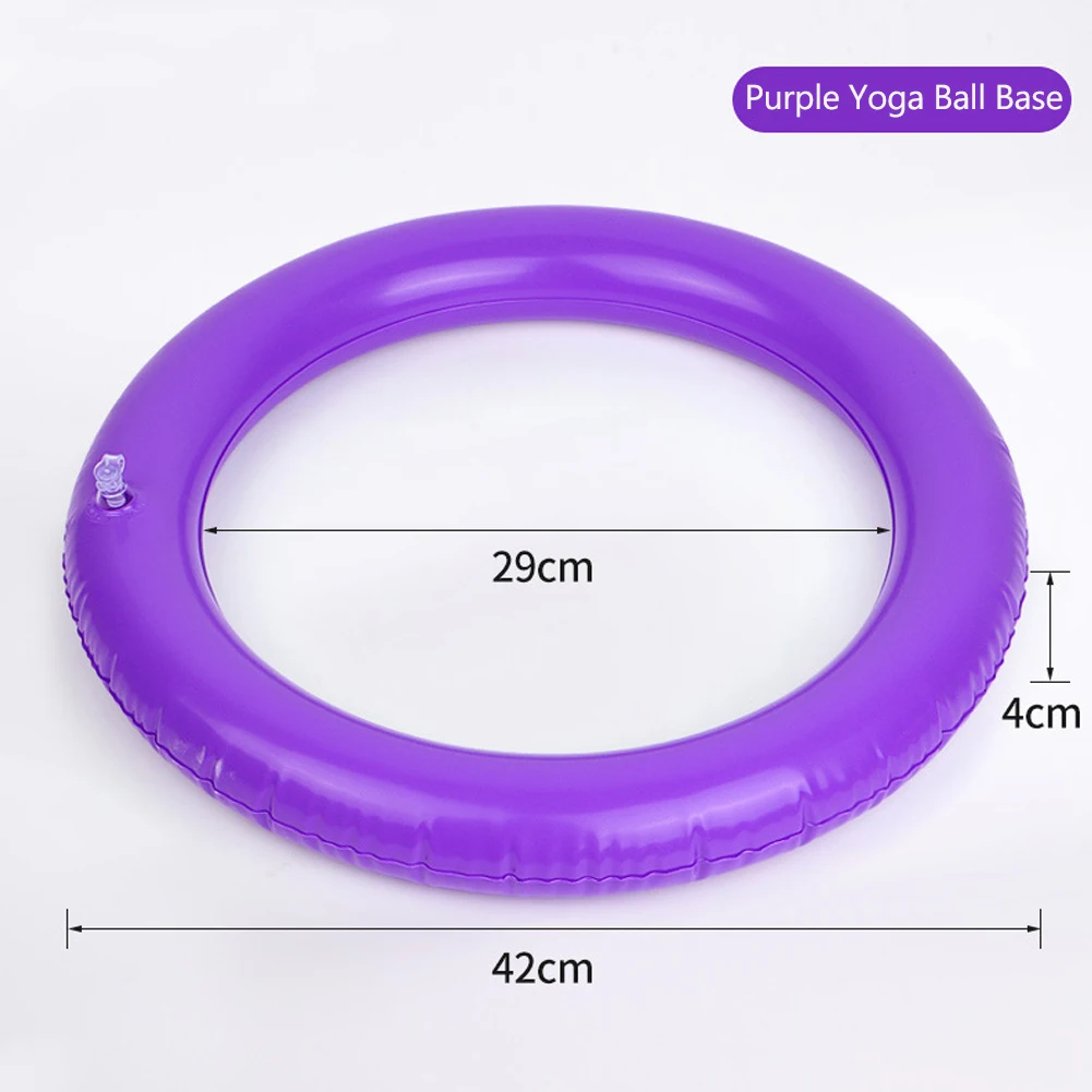 Description Picture 2 of itemGym Yoga Ball Base Non-slip Explosion-proof PVC Pilates Round Exercise Thicken Stable Balance Fixed Ring For 45-75cm Yoga Ball