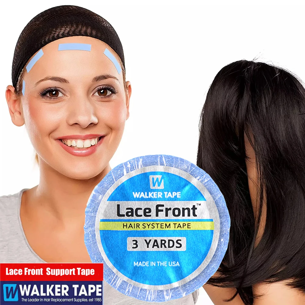 3 Yards/Roll Lace Front Wig Blue Tape Double-Sided Adhesive Tape for Hair Extension/Lace Wig/Toupee